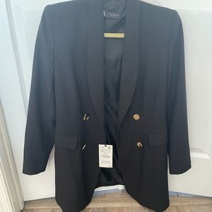 Zara Double Breasted Blazer
